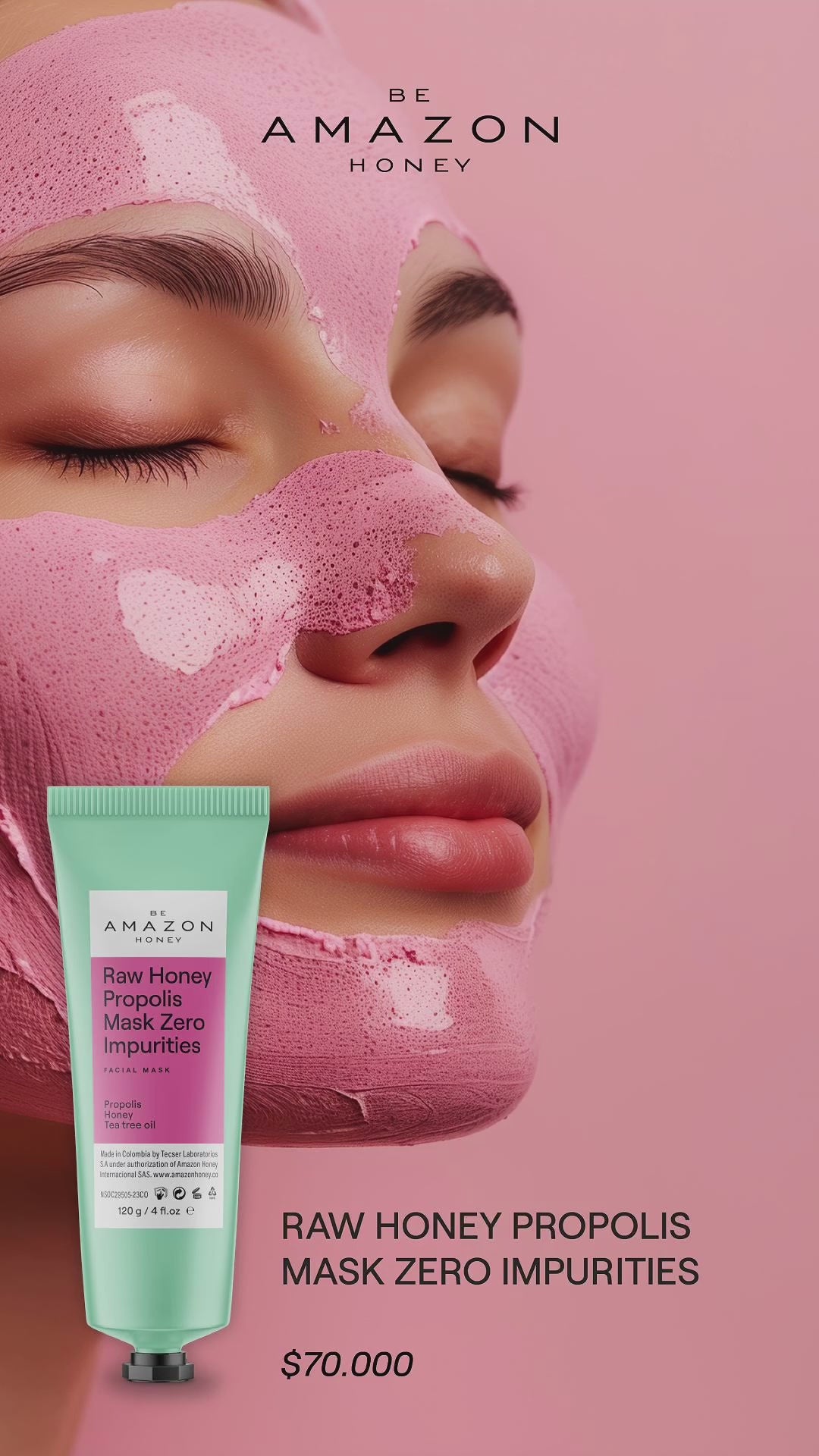 Raw Honey Propolis Mask Zero Impurities